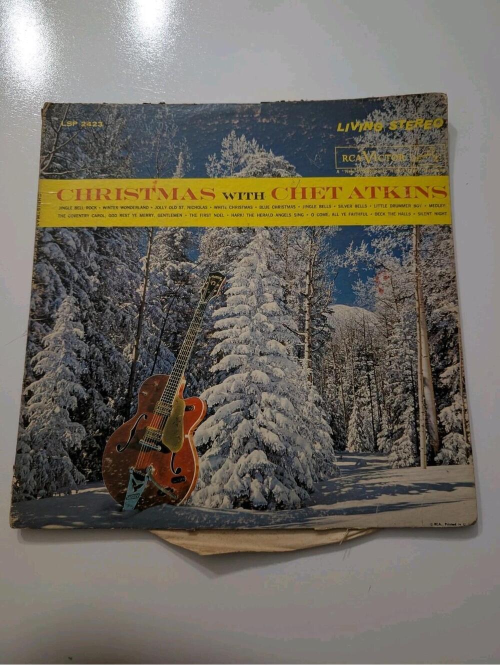CHRISTMAS WITH CHET ATKINS ORIGINAL STEREO   LP Record